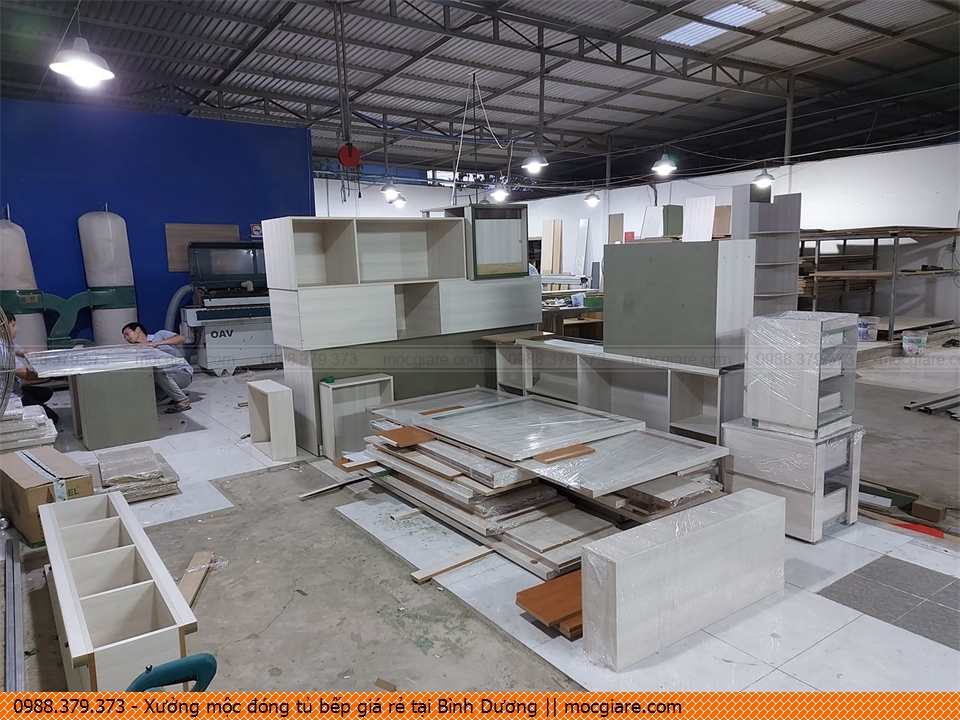 Xưởng mộc đóng tủ bếp giá rẻ tại Bình Dương
